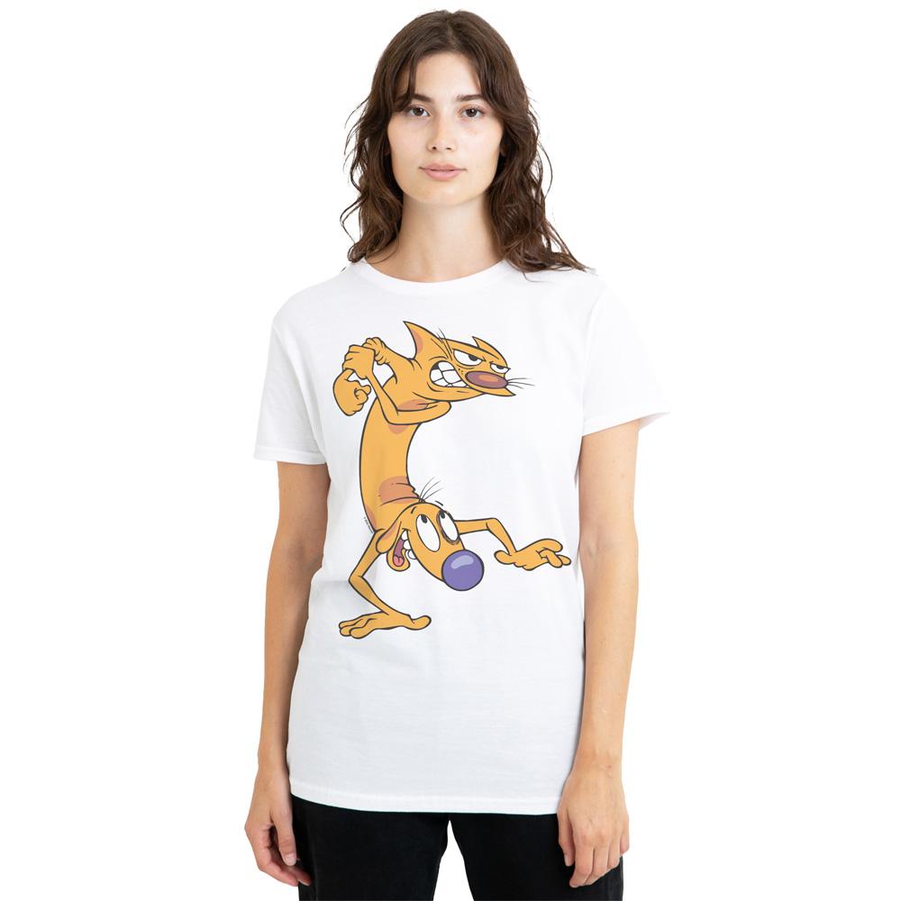 CatDog Unisex Vuxen Redo Att Slåss T-shirt