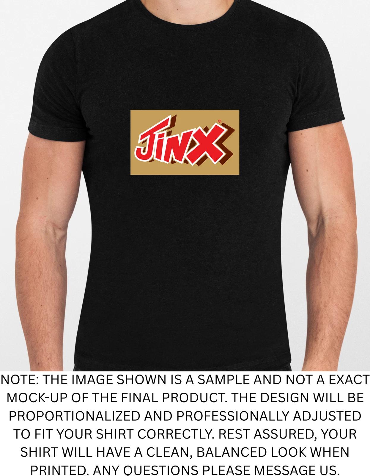 Men s and Women s T-shirts Jinx Spoof Graphic M