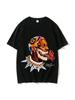 Cool High Street Heavy Print Cotton Very Demure T-Shirt Hip Hop Retro Street Wear Casual Top Harajuku Rap T-Shirt Neutral 90080