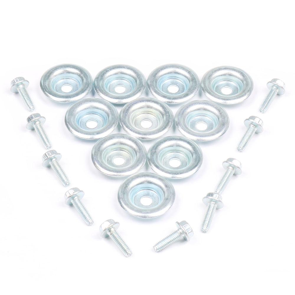 Set mit 10 Buah Baut Pencuci Pelat Selip UTV Cocok für den zweiten Polaris General Ranger RS1 RZR