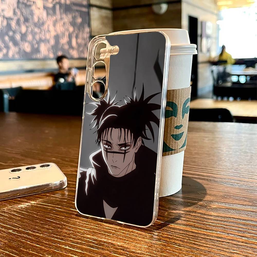Anime Choso Phone Case For SamsungS25,24,21,22,23,30,Ultra,20,Plus,Fe,Lite,Note,10,9,5G Transparent Cover