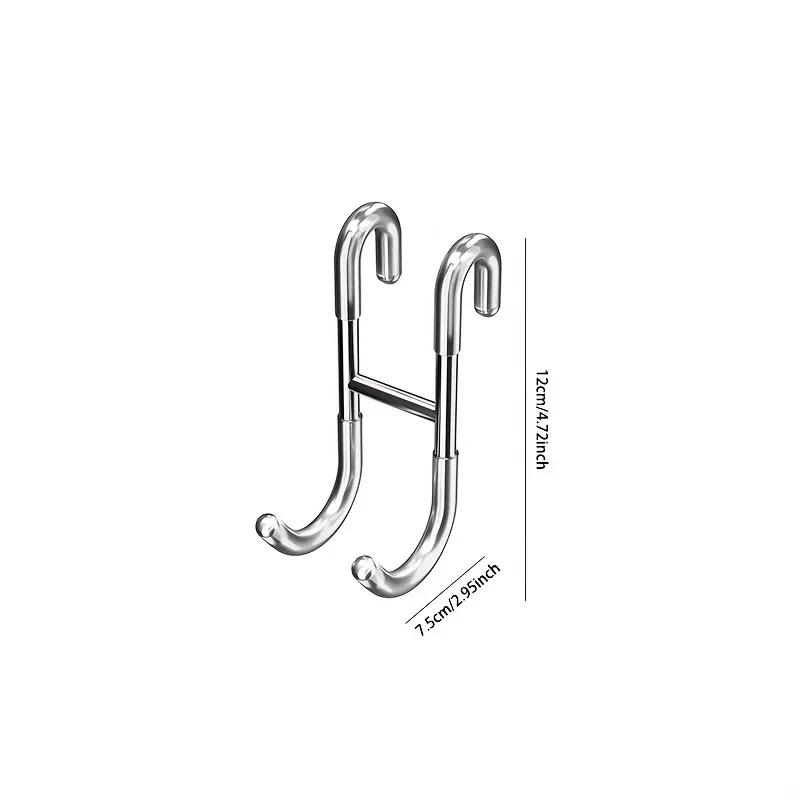 1pc Simtive Squeegee Hooks for Towel Bathroom Frameless Glass Shower Door Towel Hook for Bathroom Frameless Glass Squeegee Hooks