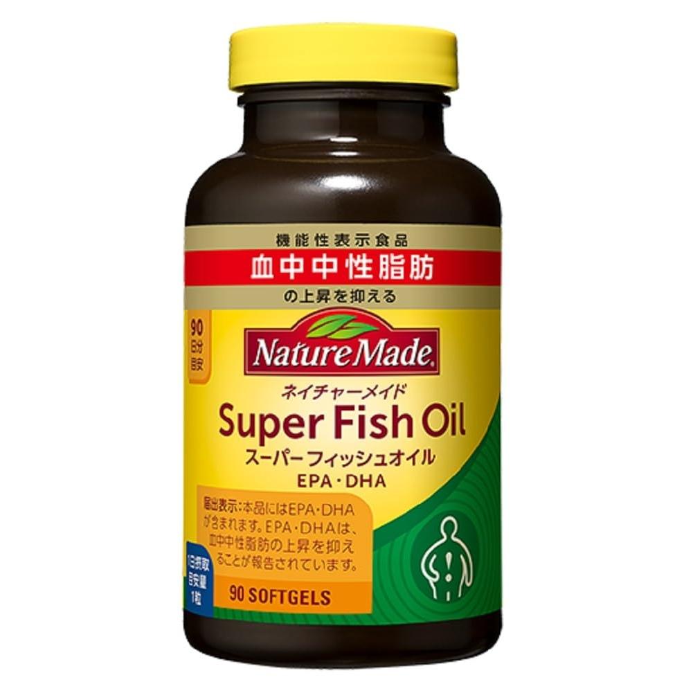 

Otsuka Nature Made Super Fish Oil EPA/DHA 90 Softgels - Functional Supplement, 90 Day Supply
