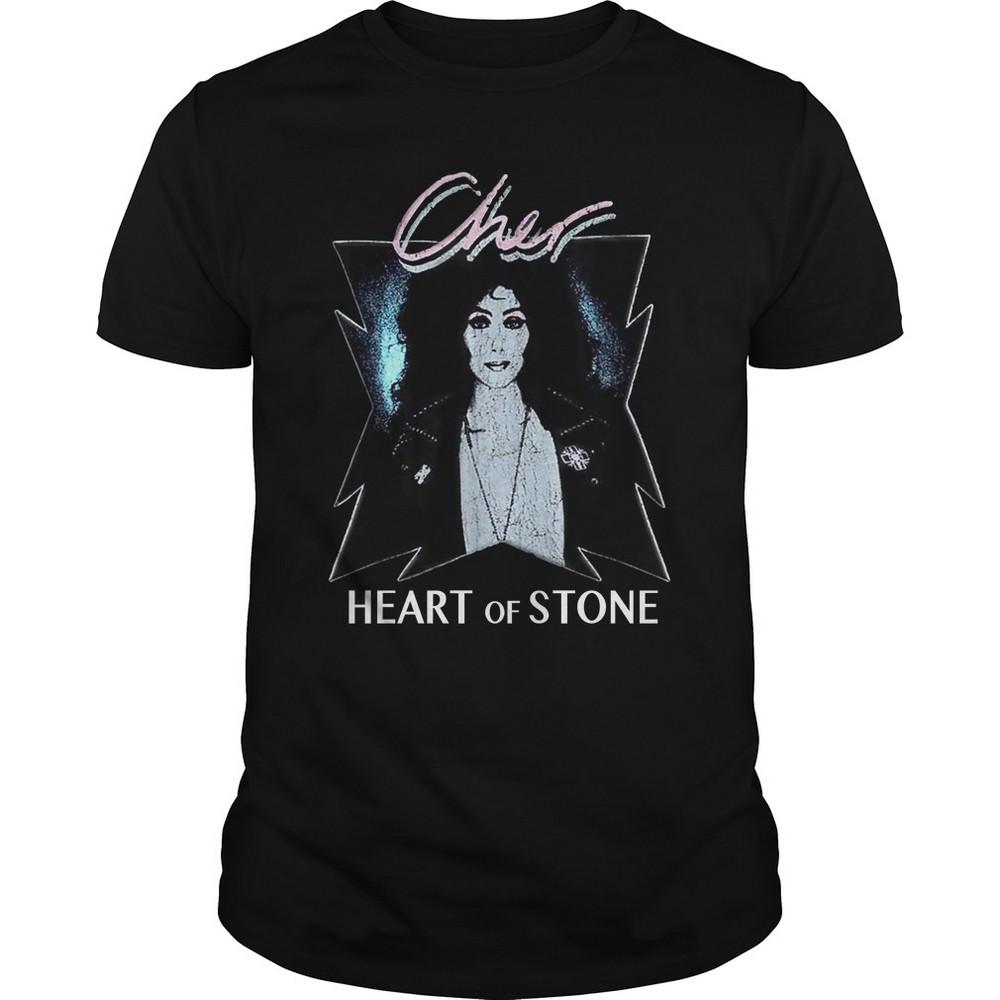 Cher Unisex Adult Heart of Stone Cotton T-Shirt