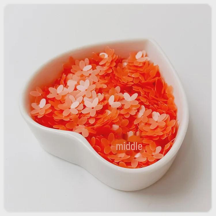 Yaleduo 10mm Wklęsła Koralik Śliwkowy Pięciopłatkowy Cekin do DIY Kostiumów Dziecięcych i Haftu.