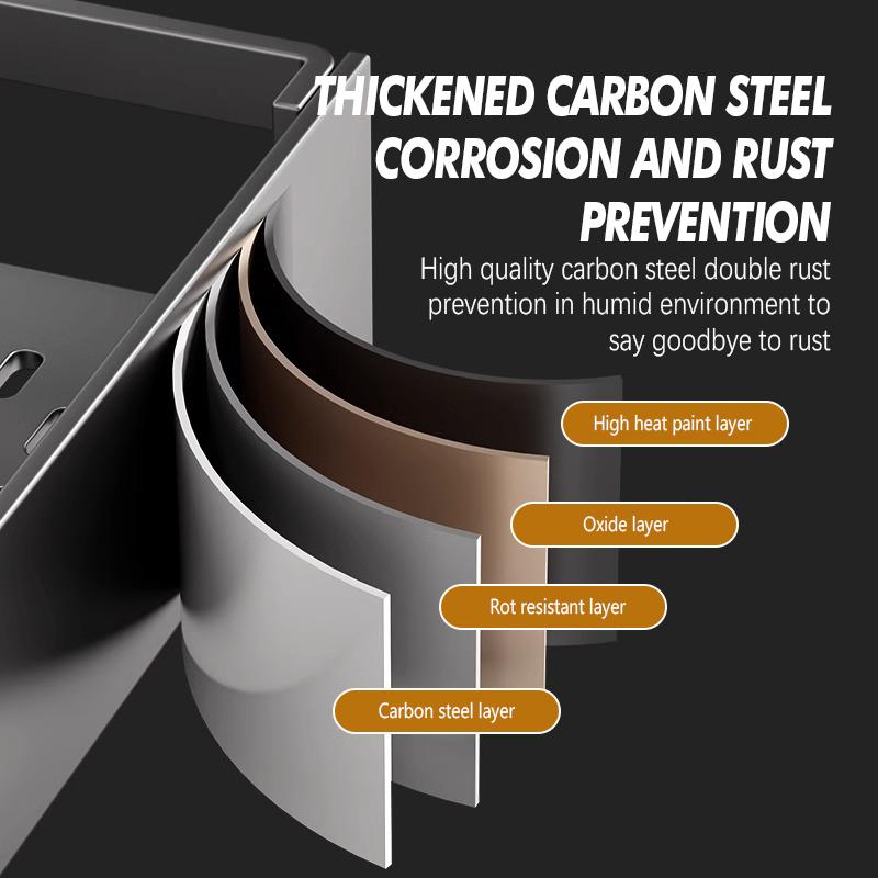 Bathroom Storage Rack Non Perforated Wall Mounted Towel Rack Bathroom Washbasin Cosmetics Storage Rack Wrought Iron Material