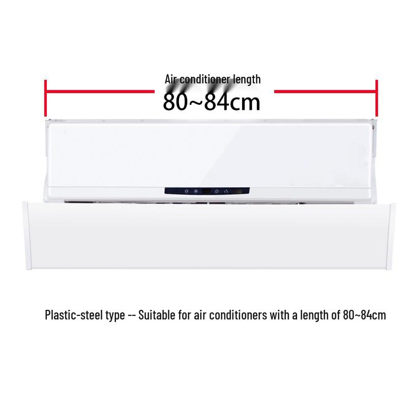Universal Wall-Mounted Air Conditioner Wind Deflector for Cooling and Windproofing
