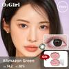 Mrs.H New Arraived Contact Lenses With Power 0-800 Green  Blue Lens 6 Month 2Pcs