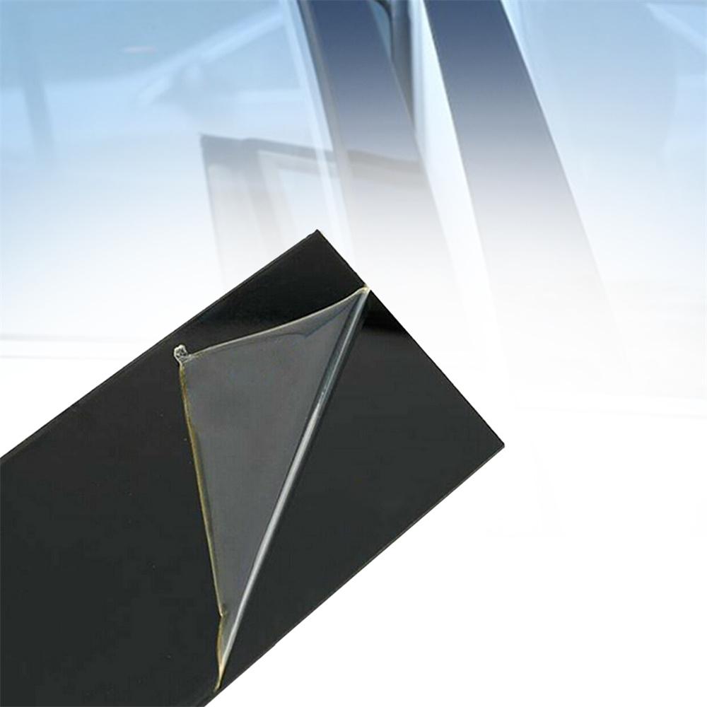 6Pcs Black Side Door Window Pillar Post Trim Cover For Honda Civic Sedan 2022