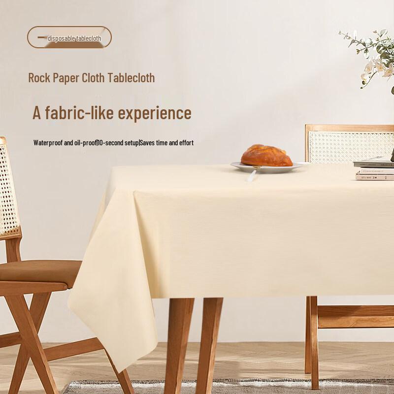 ZISIZ Disposable Plastic Tablecloth