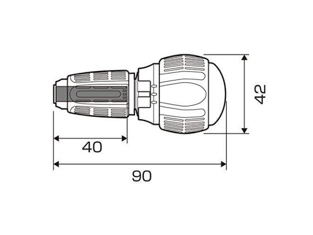 ANEX Rachet Driver Grip Quick Ball 72 (No Bit) 6.35mm Compatible No.397-H NEW