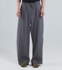 Beoteunseoul Front Cut Curved Spandex Slacks (Charcoal)