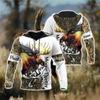 Fashion Deer Hunting Camo Hoodie Cool Slim Jacket Costume Coat 3d Sweatshirts Animal Men Women Casual Christmas Hoodie Tops