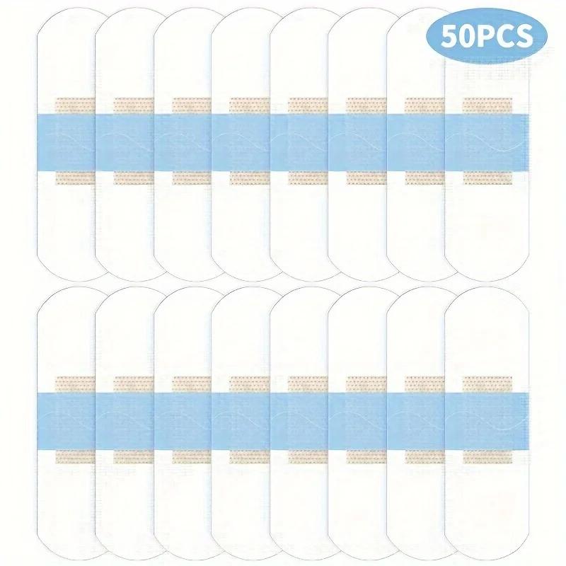 

50/120pcs Waterproof and Sweat Proof Wound Patch Adhesive Tape, Self-adhesive Disposable Adhesive Tape To Prevent Foot Abrasions