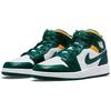 Air Jordan 1 Mid GS Sonics Buty dla dzieci Biały Szlachetny-Zielony Pyłek 554725-371