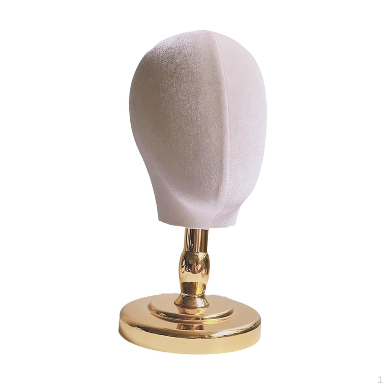 

Подставка для головы, держатель для шляпы, дисплей для манекена, косметическое использование Gold Stand