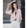 Demana Women's Striped Pleated Blouse