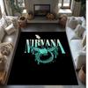 Nirvana Printed Crystal Velvet Area Rug, Soft Anti-Slip Water Absorbent Floor Mat for Living Room Bedroom