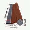 Door Bottom Sealing Strip Door Draft Stopper Soundproof Insulation Noise Sound Blocker