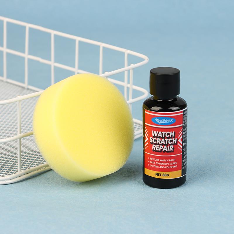 Quick Scratch Repair Polish Cream With Sponge Multi-Surface Restorer For Watches Jewelry Stainless Steel Metal Oxidation Remover