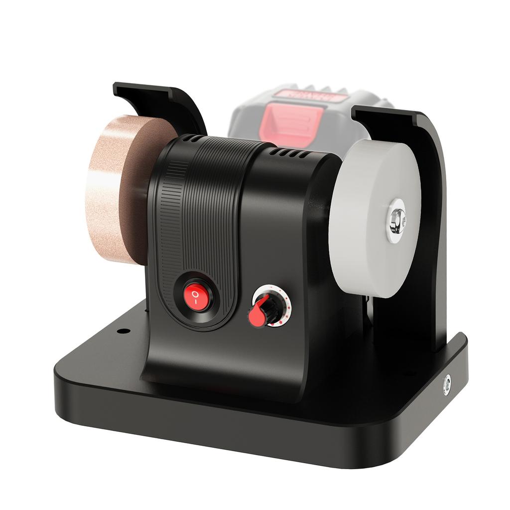 100W Mini Bench Sander Fit for Makita 18V 21V Battery Stepless Speed Control Electric Grinding Polishing Machine for