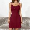 Ladies' Color Lace And Lace Nightgown, Fashionable Casual Camisole Skirt
