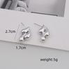 Irregular Three Waterdrop Geometry Gold Color Smooth CCB Drop Earrings for Women Minimalism Hyperbole Fashion Party Jewelry