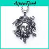 Medusa Mythologie Halskette mit Schlangenanhänger aus Zinklegierung für Gothic-Mode-Enthusiasten