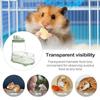 Hamster Food Bowl Automatic Pet Food Water Dispenser Stable Large Capacity Detachable Water Dispenser For Mice Hedgehog Ferret
