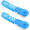Dental Flosser Rack for Floss Use 2Pcs Replaceable Dental Floss Holder Blue