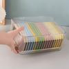 Mobile Phone Case Storage Box with Cover Dust-proof Desktop Drawer Transparent Plastic Storage Box