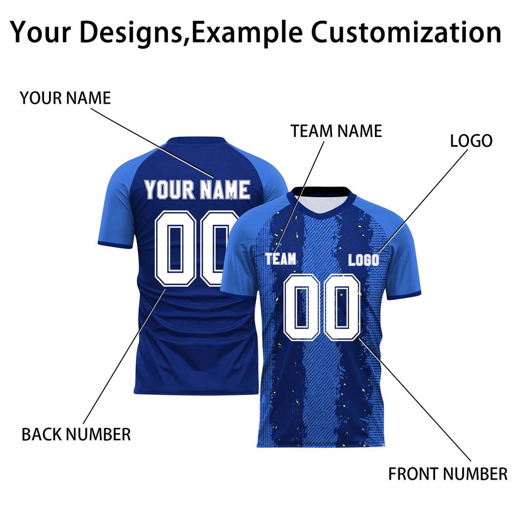 Basic DIY Soccer Top for Men - Blank Customizable Uniform