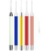 LED Ear Wax Removal Tools Safety Ear Pick Tool Kit with 2 Size Spoon Tip Ear Curette Safety Earwax Cleaning Tool Spoon