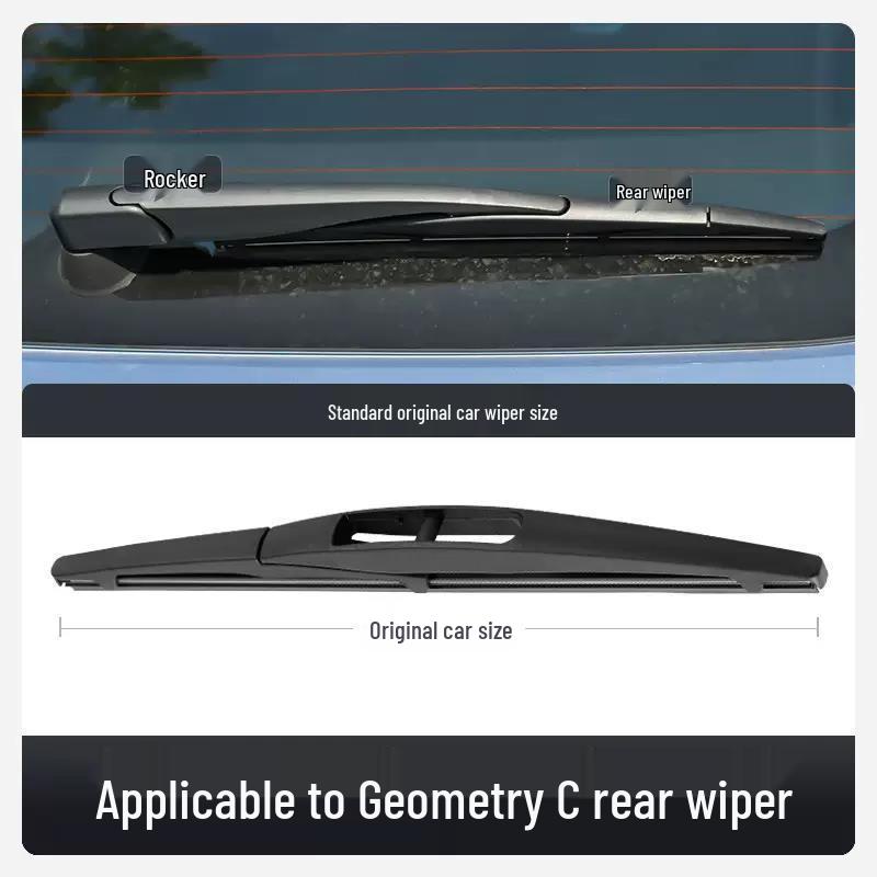 Geely Geometry C Frameless Silent Wiper Blades - Front & Rear Rubber Strips