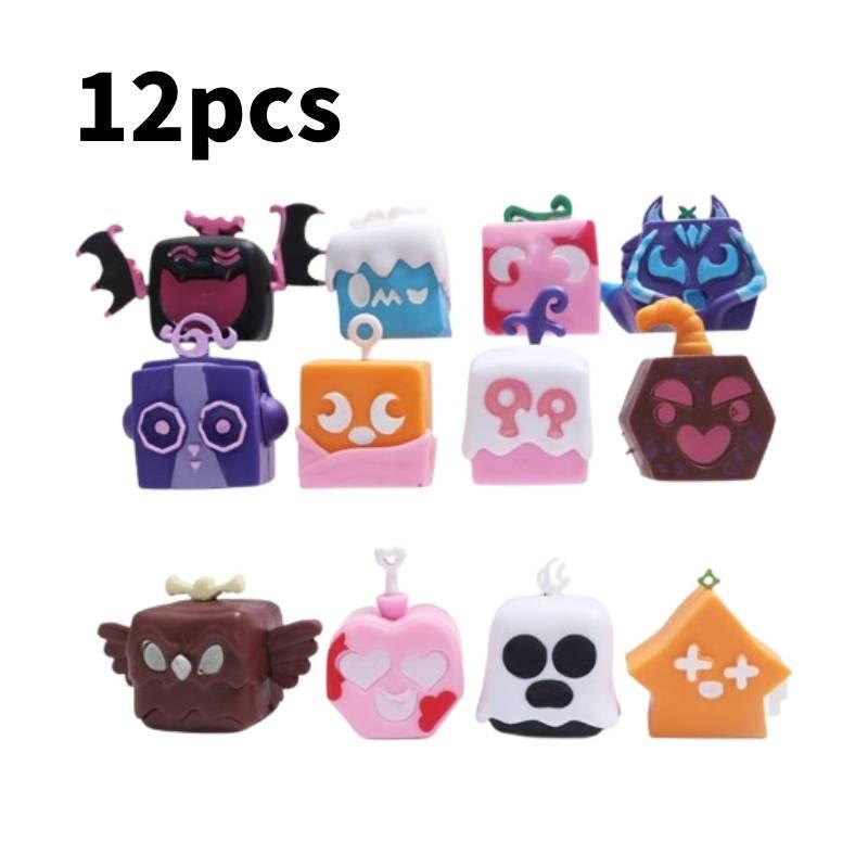 

12pcs Blox Fruits Action Figure Model Game Peripheral Toy Decoration Kids Gift