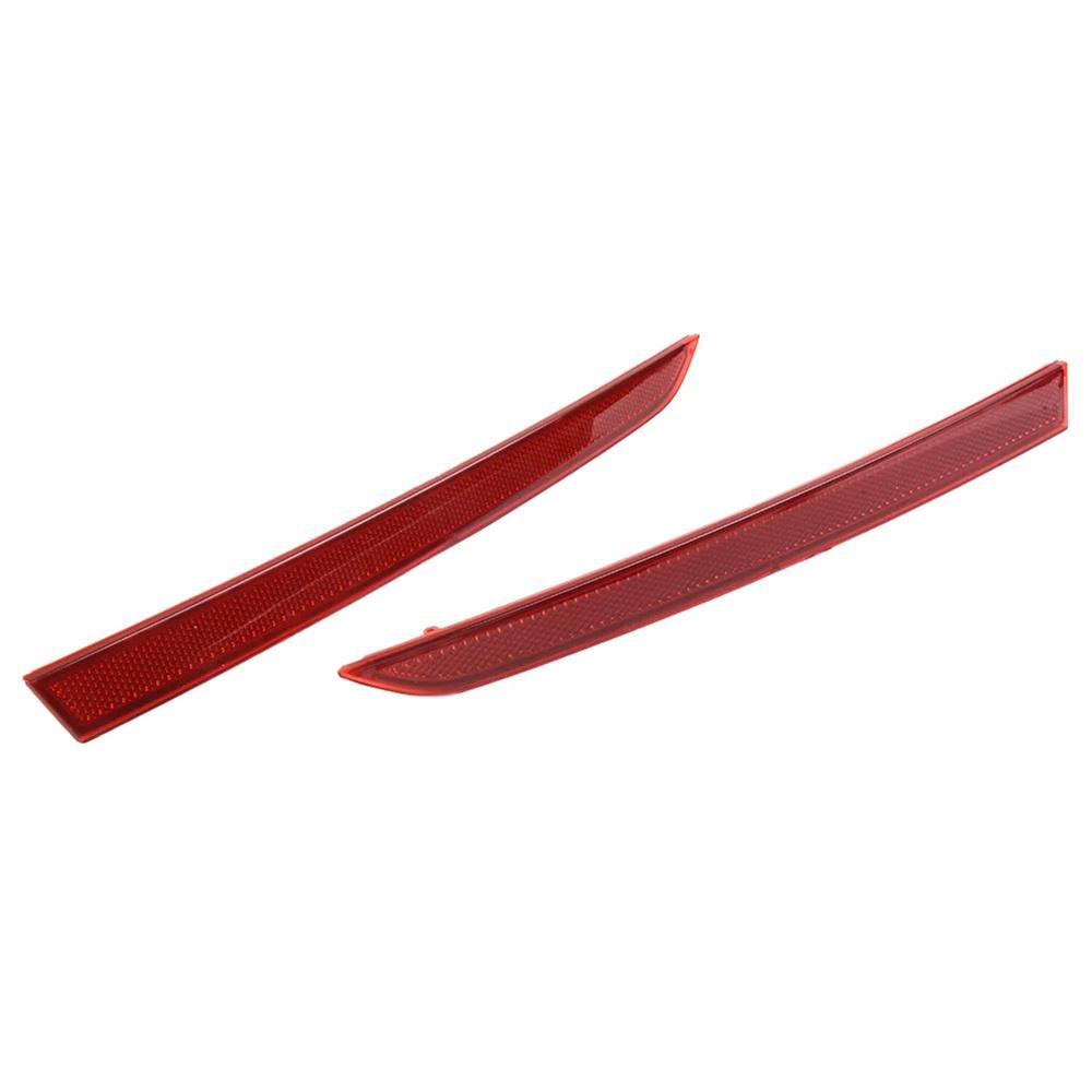1 Pair Red Lens Rear Bumper Reflector Light For BMW 3er F30 F31 M Sport 2012-17