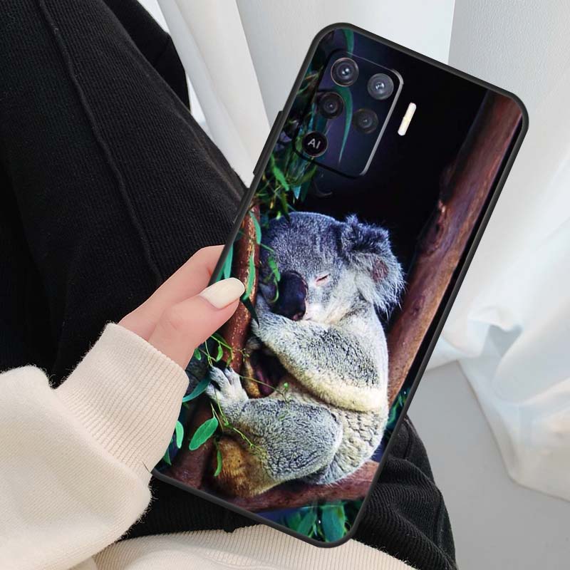 Australian Koala Case For Oppo A40 A60 A80 A5 Pro A15 A16 A17 A57 A77 A94 A74 A54 A76 A96 A18 A38 A58 A78 A98