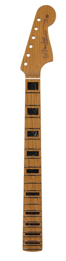 Fender Roasted Jazzmaster Block 22 Medium Jumbo Maple Modern C Shape Guitar Replacement Neck Made In Mexico Neck, Inlays, Frets, 9.5" Radius,