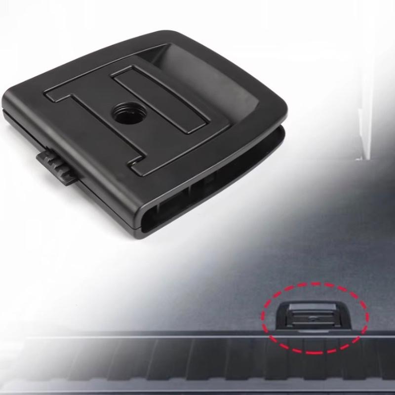 1pc Trunk Tail Cover Bottom Plate Mat Floor Carpet Handle Auto Accessories For BMW 2002-2019 E70 X5 E71 E60 F15 F16 Spare Tire Cover Lock E71 X6