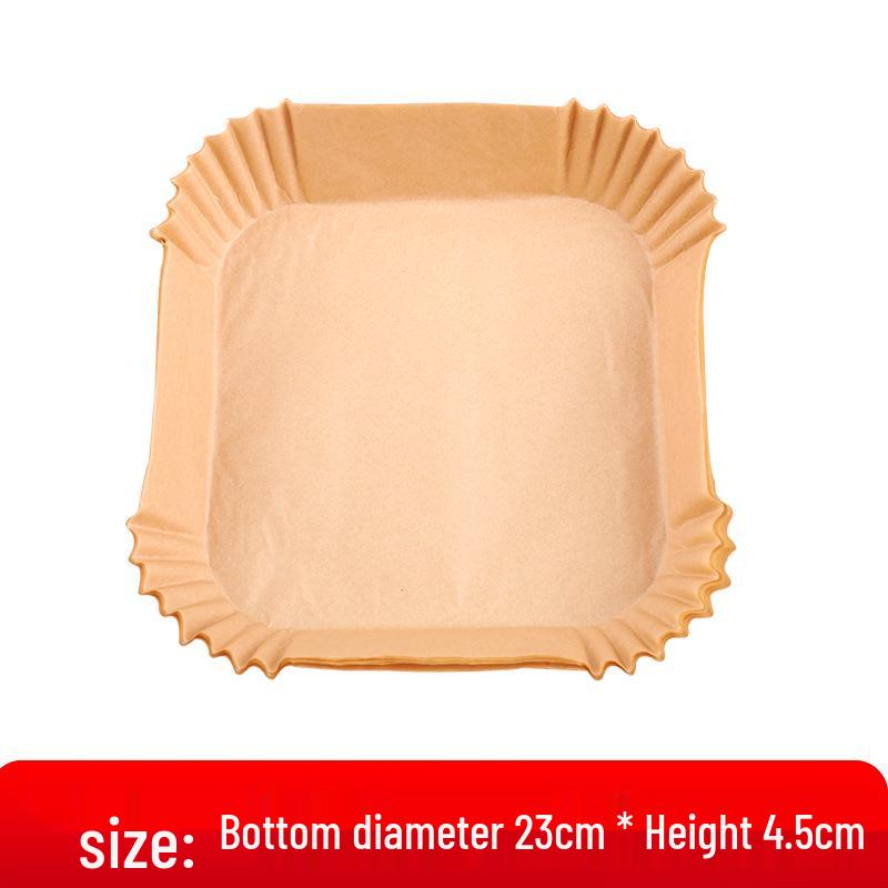 Oil-Proof, Food-Grade Disposable Air Fryer Paper Plate & Bowl Liners