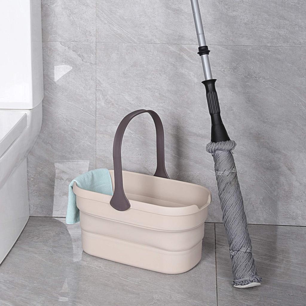 Eyliden Waschbottich Eimer Wäschekorb Faltbares Waschbecken Faltbarer Eimer Faltbarer Silikon-Waschbottich 10L Wäschesilikon Praktische Aufbewahrung