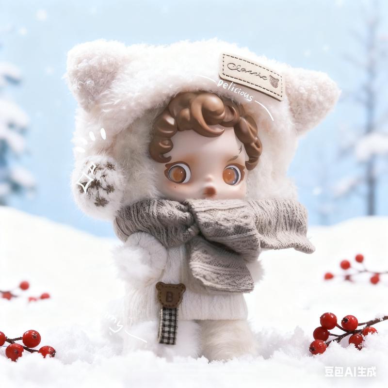 For Skullpanda Sp Outfit Light Weaving Garden Winter Movement Vinyl/Plush Clothes For Gen 2 Doll Not Included