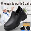 Large Waterproof Non-Slip Work Shoes for Men & Women - Perfect for Restaurants, Car Wash, and Rainy Conditions. Durable, Wear-Resistant Chef Footwear.