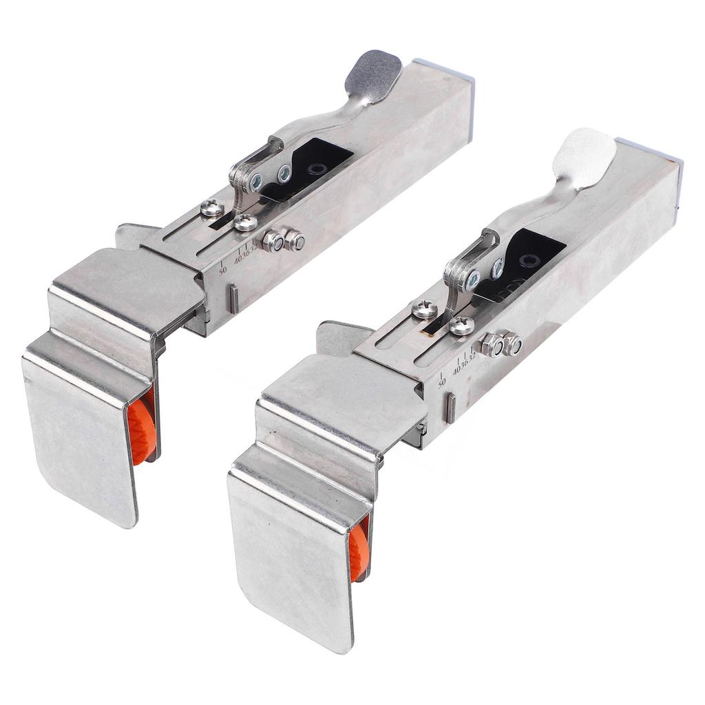 2PCS Adjustable Drawer Fixing Clips with 2 Clamping Pieces Cabinet Drawer Panel Installation Clamp