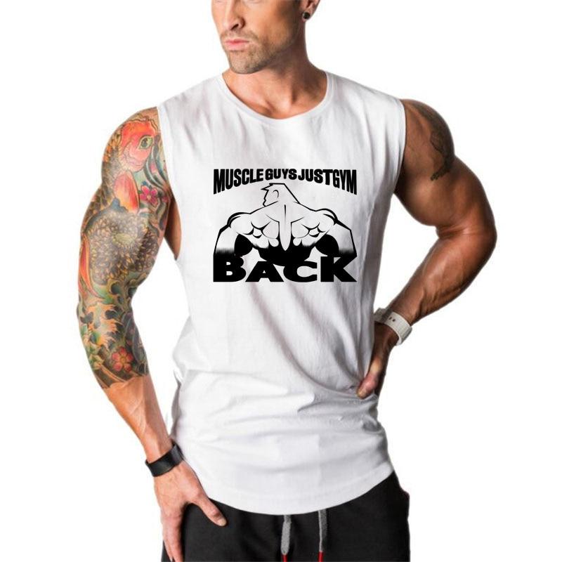 Do The Work Brand Bărbați Sexy Fitness Culturism Respirabil Vară Slim Fit Letter pictat Moda Respirabil Vestă Cool 5 Culori