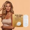 Taches Bronzantes Corporelles Sombreur d'Été Sans Soleil Peau Blé Doré Peau-Friendly Taches de Bronzage 7pcs