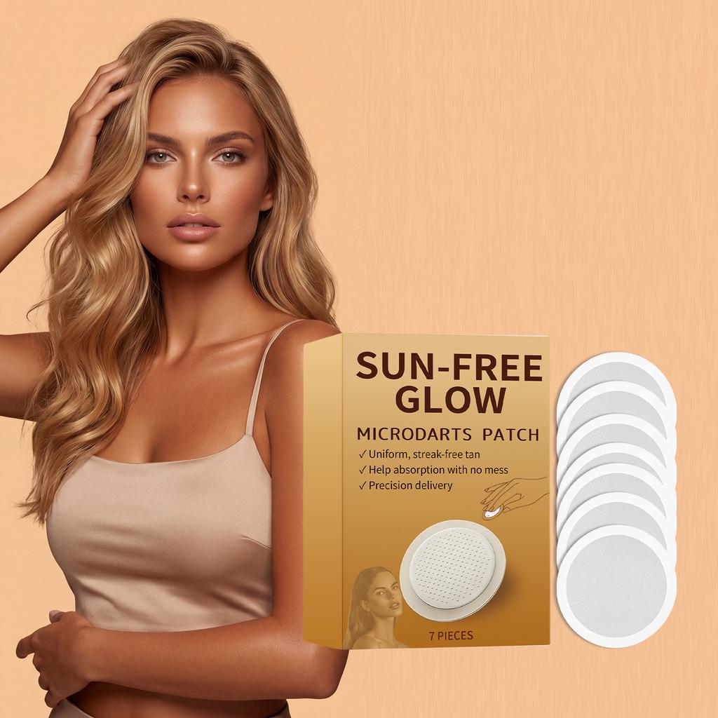 Taches Bronzantes Corporelles Sombreur d'Été Sans Soleil Peau Blé Doré Peau-Friendly Taches de Bronzage 7pcs