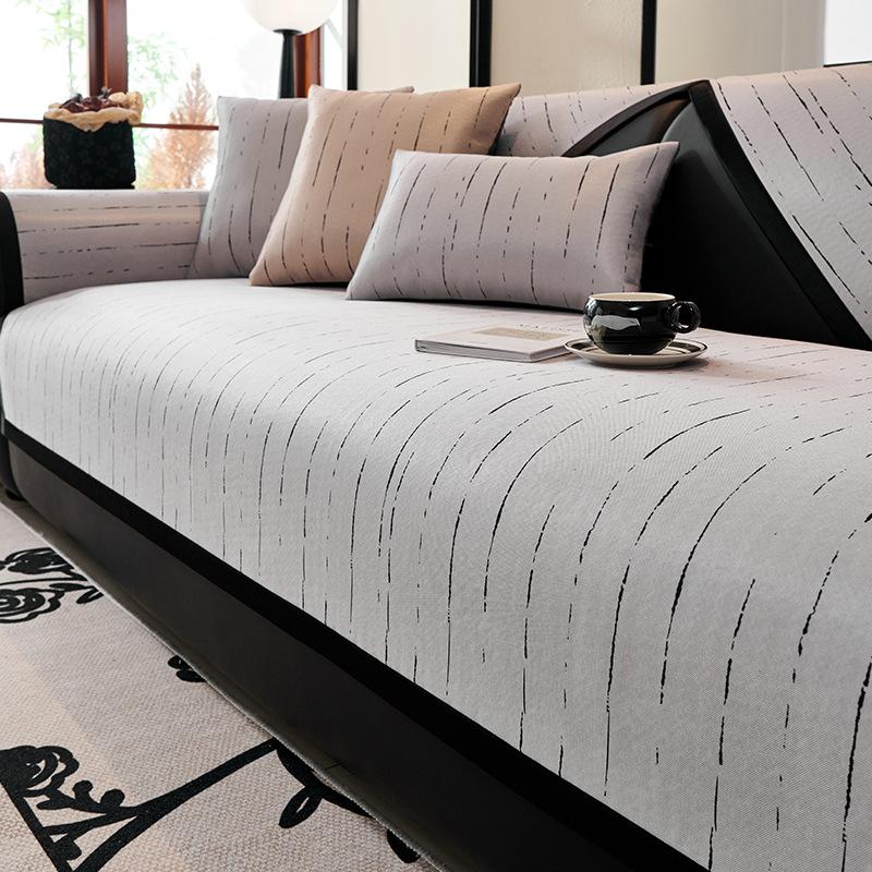 Modern Light Luxury Sofa Cool Bamboo Mat Summer Non-Slip Cushion Summer Cold Sofa Cover Cloth