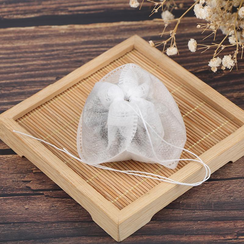 50 ks potravinářských prázdných čajových sáčků Infuzér s provázkem s těsněním filtru Čajové sáčky