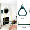 Kids' Indoor/Outdoor Pull-Up Bar with Rope Ladder & Rings for Sensory Training